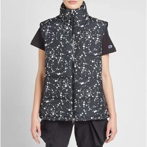 Nike Women's AR4542-634 Size Large Black Puffer Vest Full Zip Mock Neck NWT